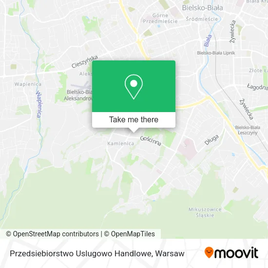 Карта Przedsiebiorstwo Uslugowo Handlowe