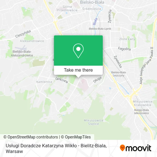 Карта Usługi Doradcze Katarzyna Wikło - Bielitz-Biala