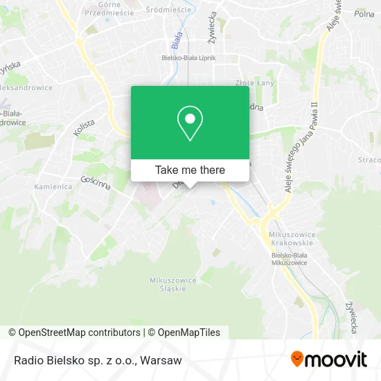 Карта Radio Bielsko sp. z o.o.