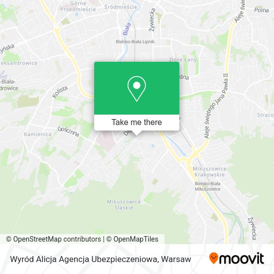 Wyród Alicja Agencja Ubezpieczeniowa map