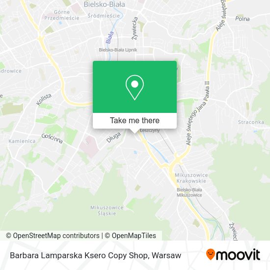 Barbara Lamparska Ksero Copy Shop map