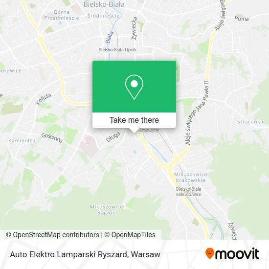 Карта Auto Elektro Lamparski Ryszard