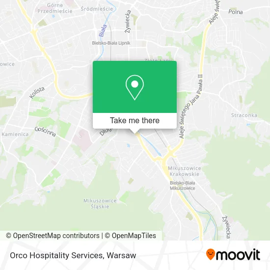 Карта Orco Hospitality Services