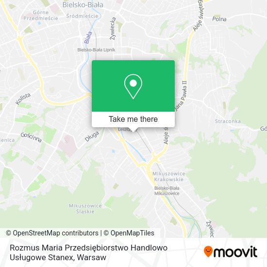 Rozmus Maria Przedsiębiorstwo Handlowo Usługowe Stanex map