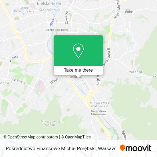 Pośrednictwo Finansowe Michał Porębski map