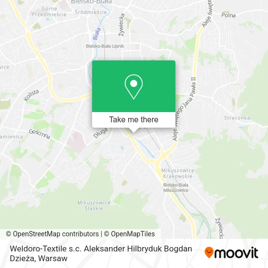 Карта Weldoro-Textile s.c. Aleksander Hilbryduk Bogdan Dzieża