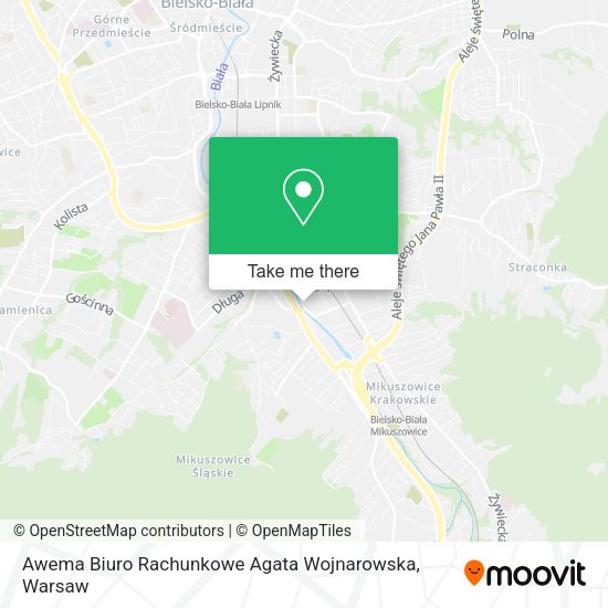 Awema Biuro Rachunkowe Agata Wojnarowska map