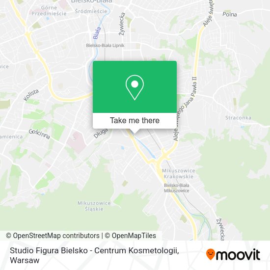 Карта Studio Figura Bielsko - Centrum Kosmetologii