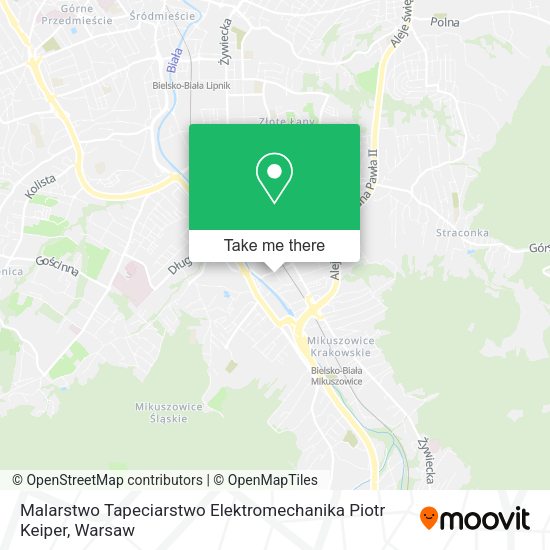 Malarstwo Tapeciarstwo Elektromechanika Piotr Keiper map