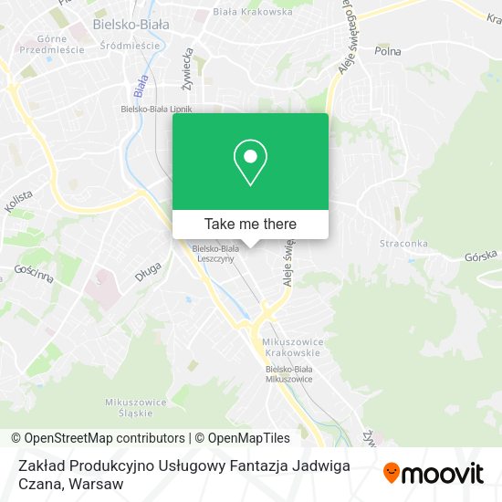 Zakład Produkcyjno Usługowy Fantazja Jadwiga Czana map