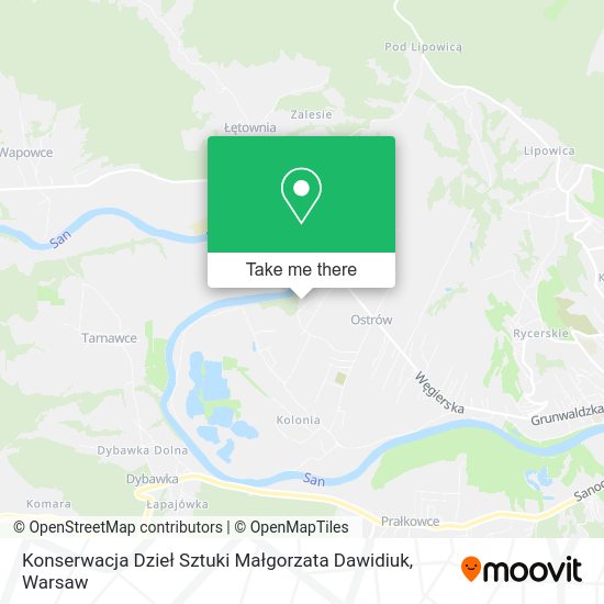 Konserwacja Dzieł Sztuki Małgorzata Dawidiuk map