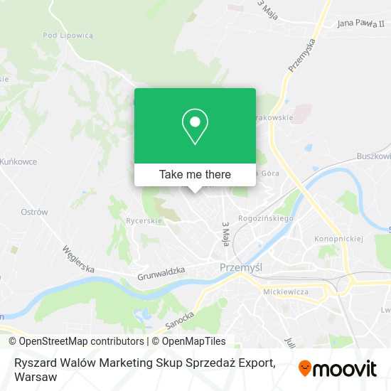 Ryszard Walów Marketing Skup Sprzedaż Export map