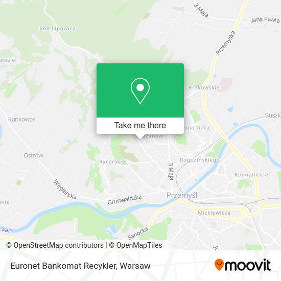 Euronet Bankomat Recykler map