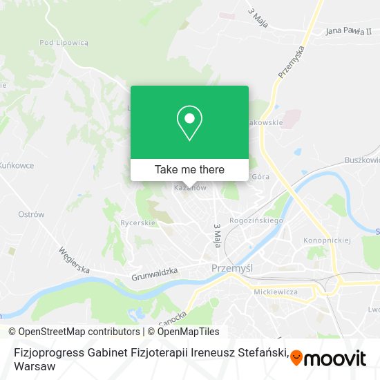 Fizjoprogress Gabinet Fizjoterapii Ireneusz Stefański map