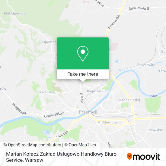 Marian Kołacz Zakład Usługowo Handlowy Biuro Service map