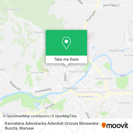 Kancelaria Adwokacka Adwokat Urszula Morawska-Buszta map