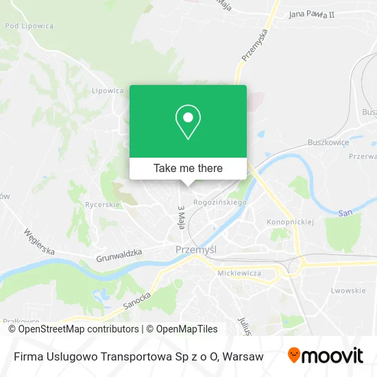 Карта Firma Uslugowo Transportowa Sp z o O
