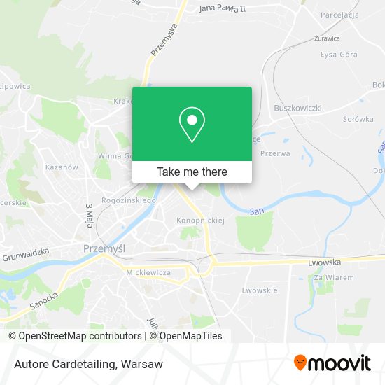 Autore Cardetailing map