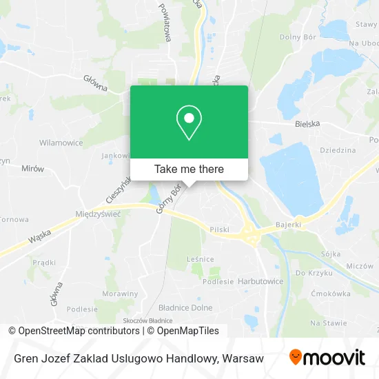 Карта Gren Jozef Zaklad Uslugowo Handlowy