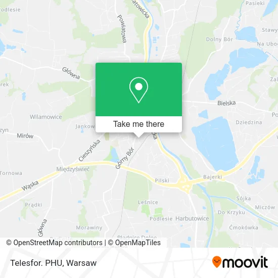 Карта Telesfor. PHU