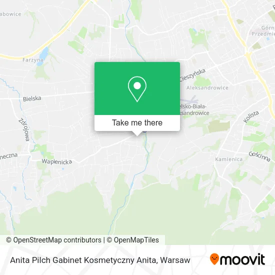 Карта Anita Pilch Gabinet Kosmetyczny Anita