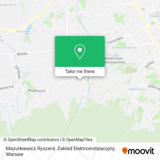 Mazurkiewicz Ryszard. Zakład Elektroinstalacyjny map