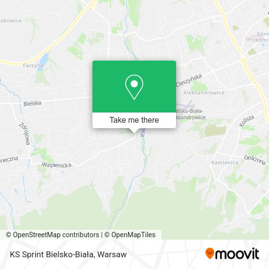 KS Sprint Bielsko-Biała map