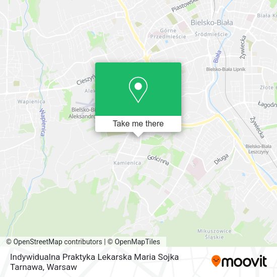 Indywidualna Praktyka Lekarska Maria Sojka Tarnawa map