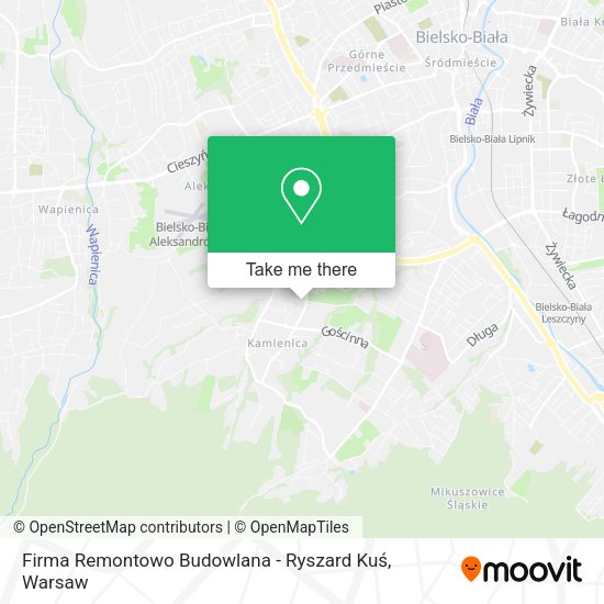 Firma Remontowo Budowlana - Ryszard Kuś map