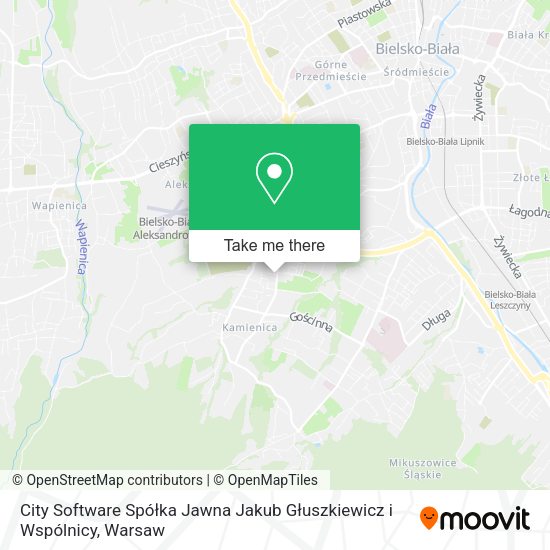 City Software Spółka Jawna Jakub Głuszkiewicz i Wspólnicy map