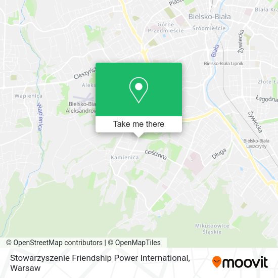 Stowarzyszenie Friendship Power International map