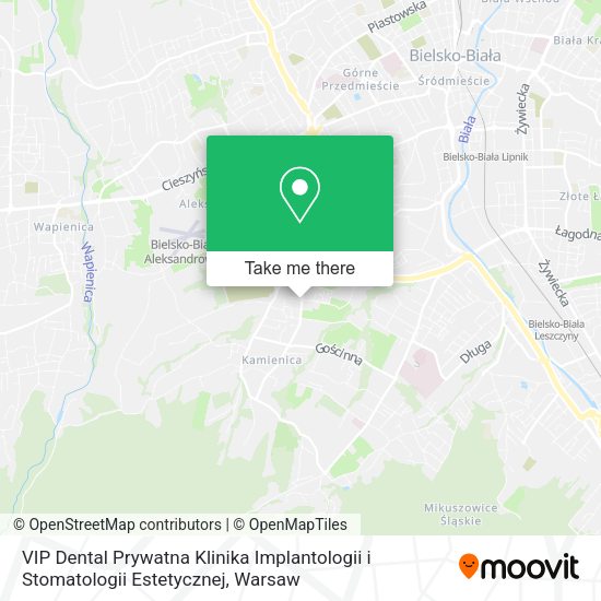 VIP Dental Prywatna Klinika Implantologii i Stomatologii Estetycznej map