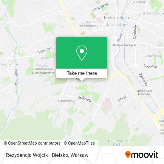 Rezydencja Wójcik - Bielsko map