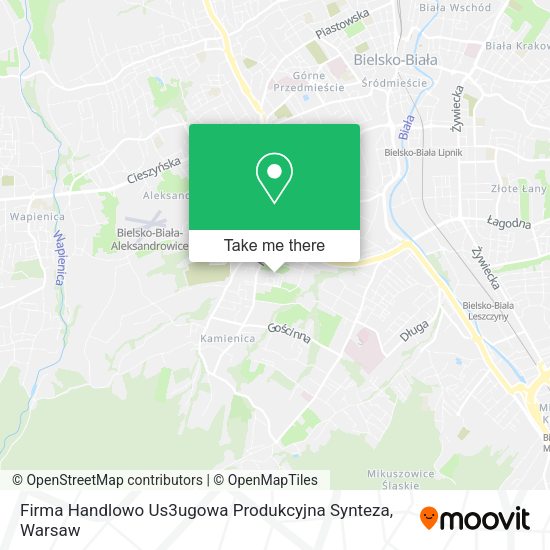 Firma Handlowo Us3ugowa Produkcyjna Synteza map