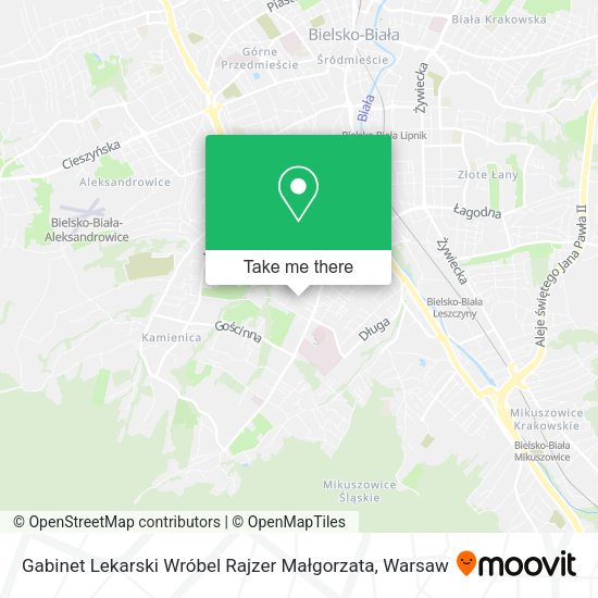 Gabinet Lekarski Wróbel Rajzer Małgorzata map