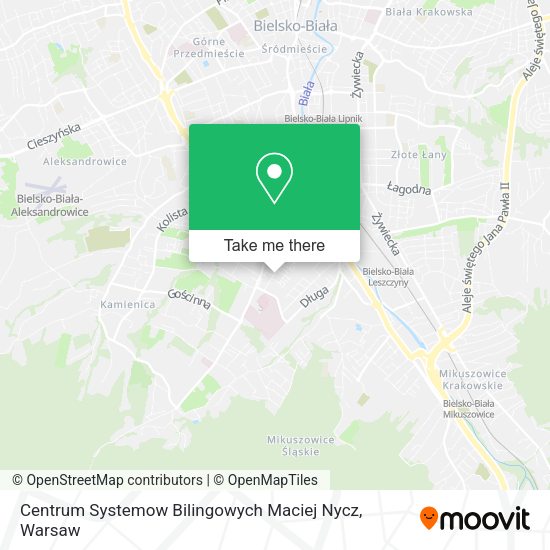 Centrum Systemow Bilingowych Maciej Nycz map