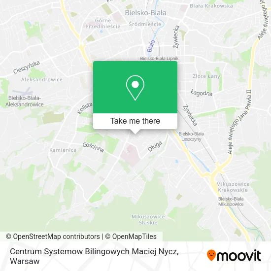 Карта Centrum Systemow Bilingowych Maciej Nycz