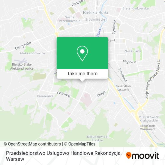 Przedsiebiorstwo Uslugowo Handlowe Rekondycja map