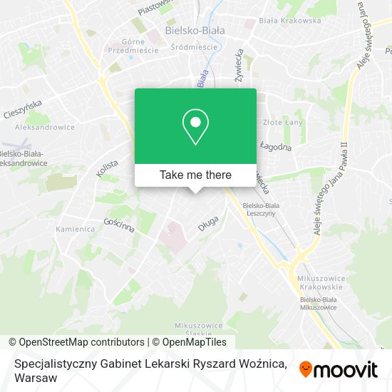 Specjalistyczny Gabinet Lekarski Ryszard Woźnica map