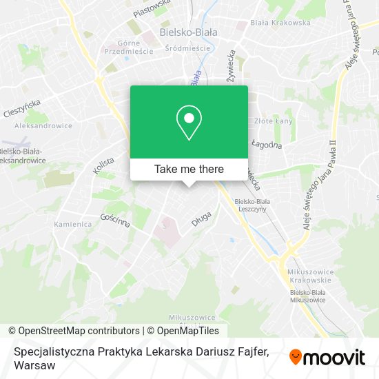 Specjalistyczna Praktyka Lekarska Dariusz Fajfer map