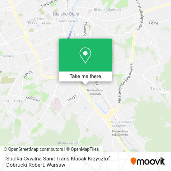 Spolka Cywilna Sanit Trans Klusak Krzysztof Dobrucki Robert map