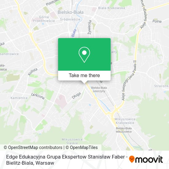 Edge Edukacyjna Grupa Ekspertow Stanisław Faber - Bielitz-Biala map