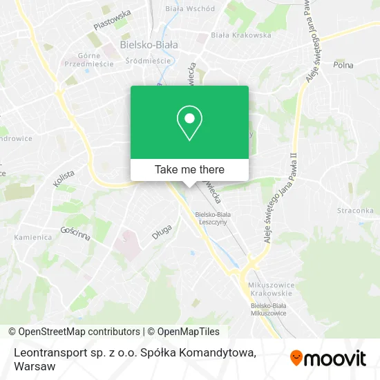 Карта Leontransport sp. z o.o. Spółka Komandytowa