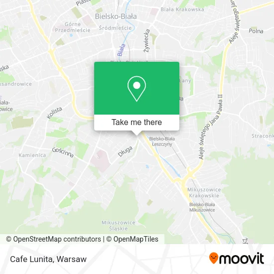 Карта Cafe Lunita
