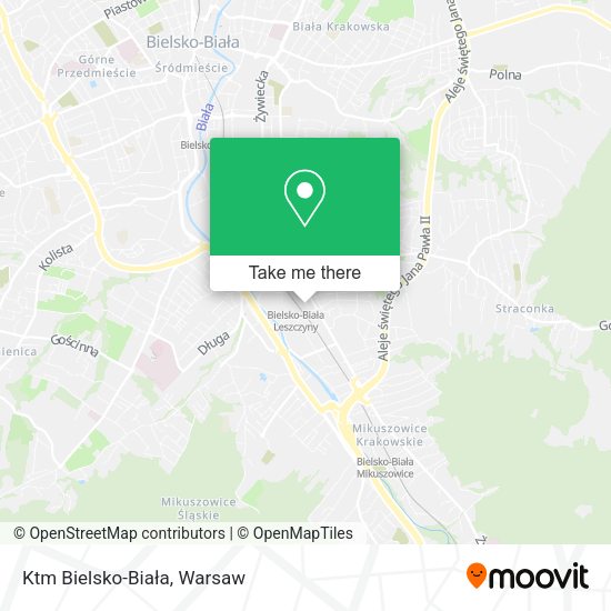 Ktm Bielsko-Biała map