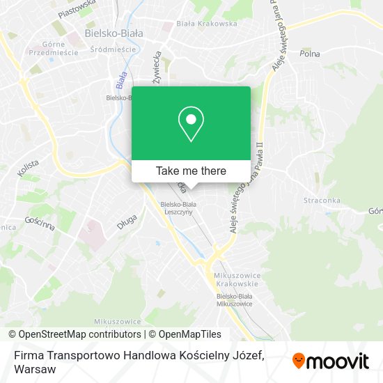 Карта Firma Transportowo Handlowa Kościelny Józef