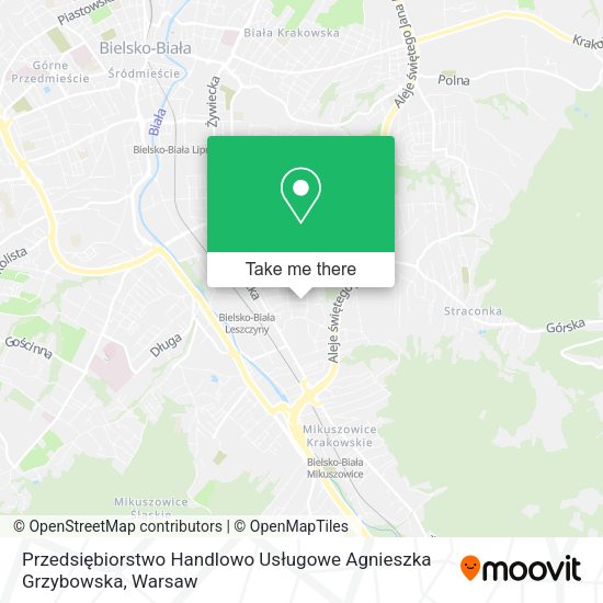 Przedsiębiorstwo Handlowo Usługowe Agnieszka Grzybowska map