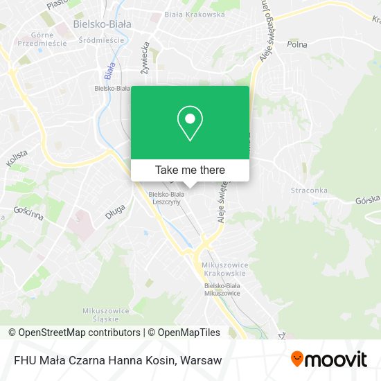 FHU Mała Czarna Hanna Kosin map