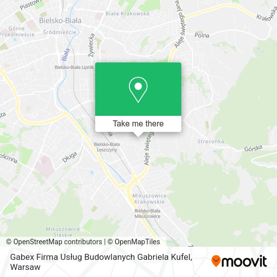 Gabex Firma Usług Budowlanych Gabriela Kufel map