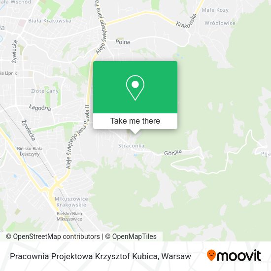 Pracownia Projektowa Krzysztof Kubica map